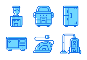 Set of Household Appliances