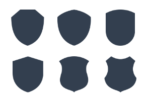 Shield shapes