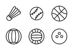 Sports Balls (64 px)