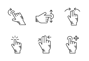 Strokeicon Hand Gesture