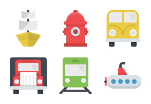 Vehicles, Roads, Road Symbols