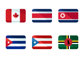 World Flags: North America