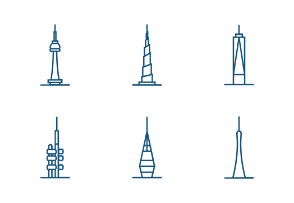 World Landmarks - Towers & Skyscrapers